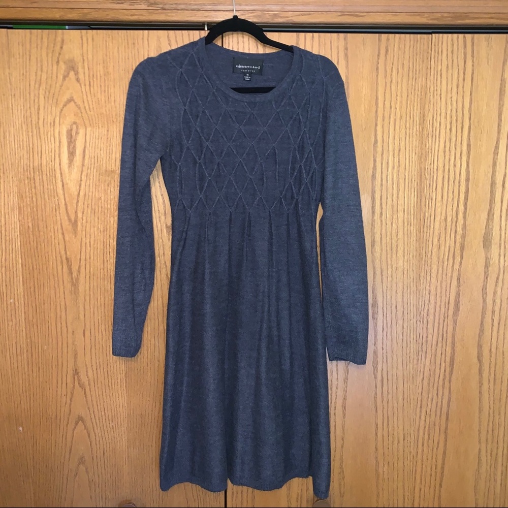 Connected: long sleeve sweater dress